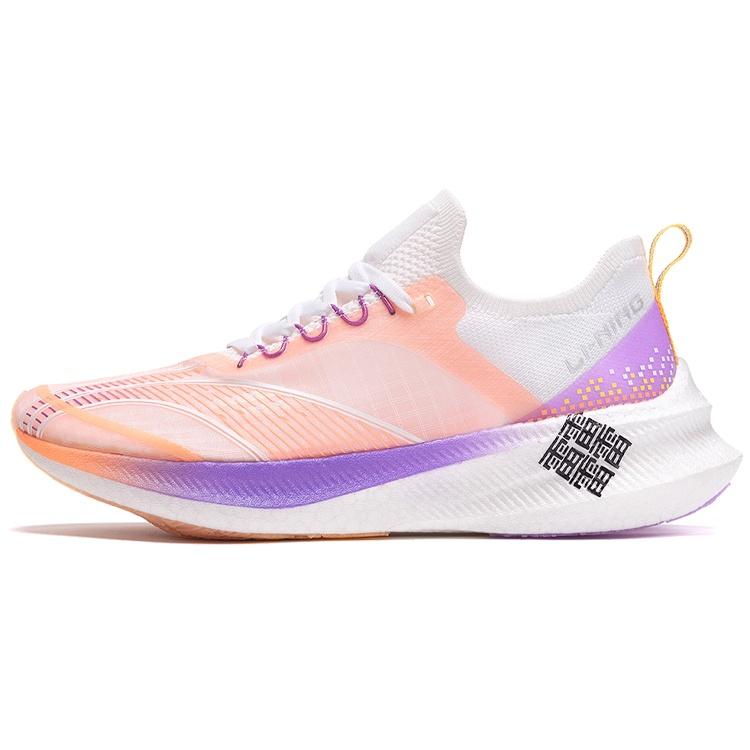 (WMNS) Li-Ning FeiDian Challenger  White Orange Purple  Women s ARMR012-1 EU 37