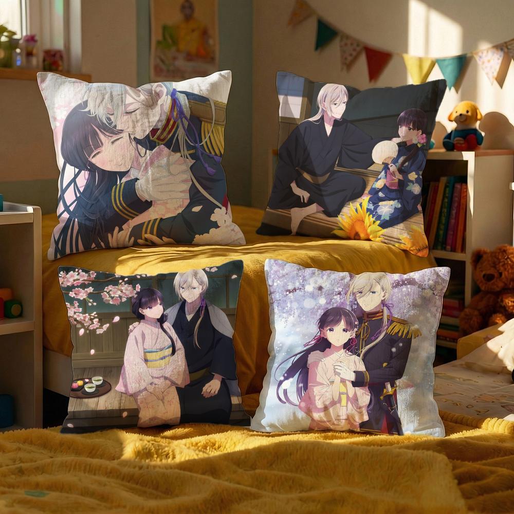 Anime My Happy Marriage Cushion Cover Decorative Cushions Covers Cover Sofa X Pillow Piece X X Pillowcase