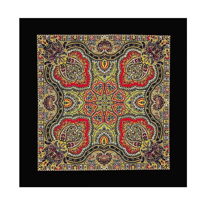 Bandana American Vintage Square Scarf Extra Large Cotton Headscarf Riding Scarf Motorcycle Face Towel Hip Hop Hair Band