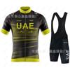 Hot-selling Summer UAE Tour De France Bicycle Mountain Bike Cycling Suit Short-sleeved Set Quick-drying, Breathable and Comfortable