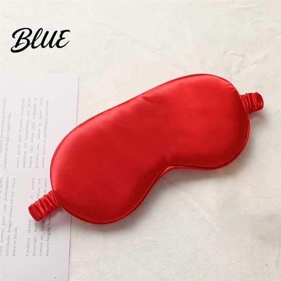 Relaxing Sleep Mask for Airplane Double Sided Silk Touch Mask Breathable Eye Travel Darkness Sleeping Home Nap Light Blocking Blindfold with