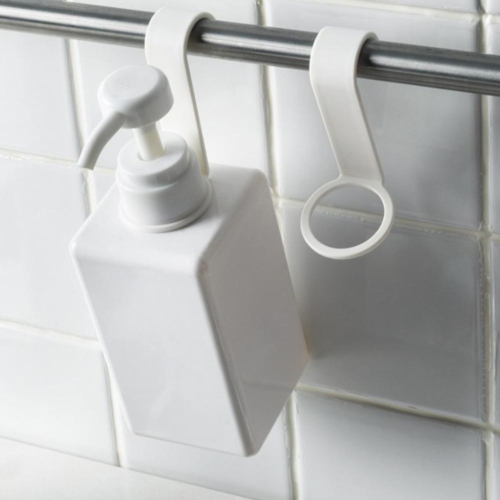 8 PCS No Drilling Required Bathroom Storage Hanger Multipurpose Organizer Hook Bathroom Kitchen