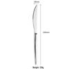 Mirror Polished 304 Stainless Steel Cutlery Set: Knife, Fork, Spoon – Ideal for Hotels and Western Restaurants