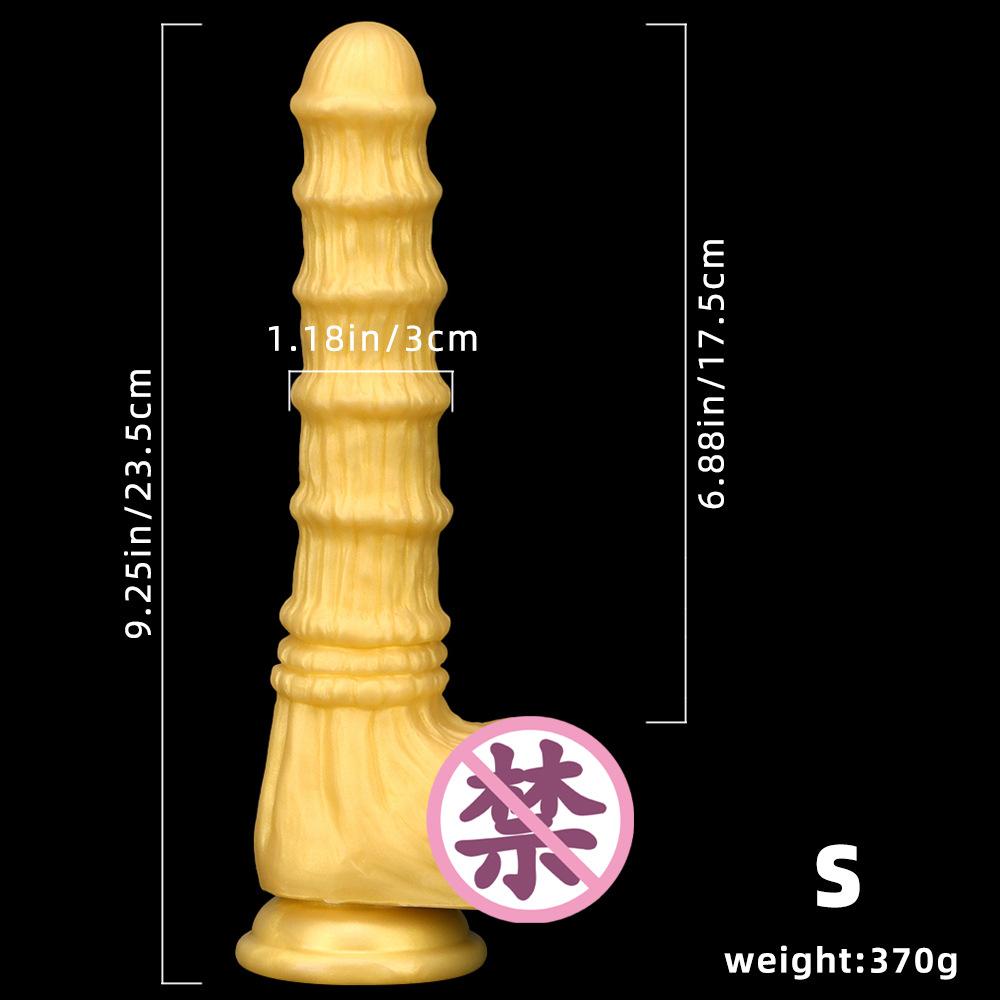 Soft Rubber  Oversized Anal Plug Anal Plug  Masturbator Simulated Dildo Anal Expansion Device