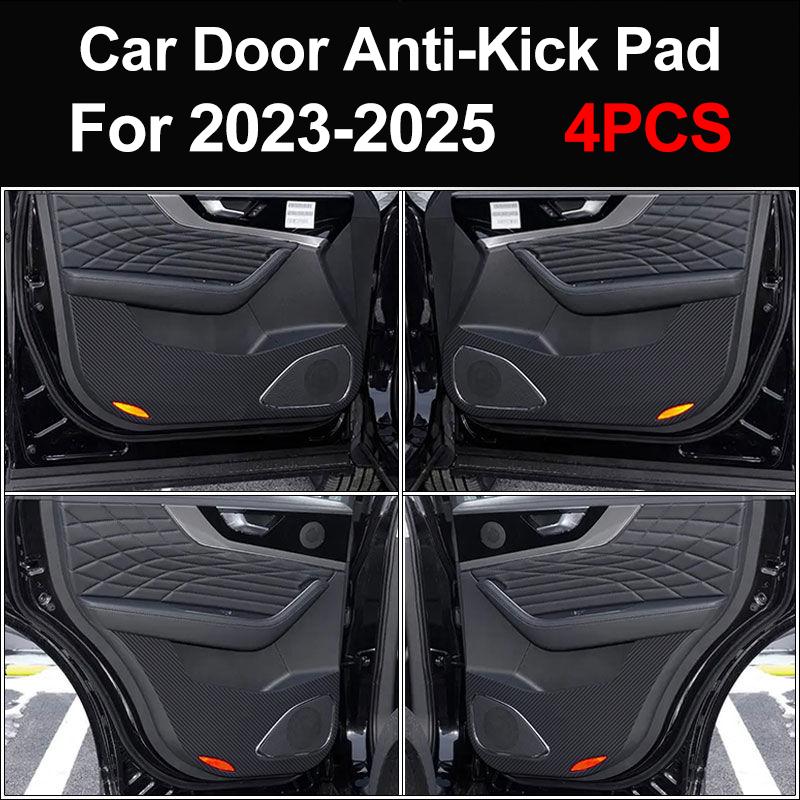 4PCS For Hongqi HS5 -2025 2024 Car Door Anti-Kick Pad Protection Sticker Anti Dirt Mat Accessories Auto Interior