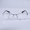 New Metal Square Frame Anti Blue Light Reading Glasses for Men Prescription +125 +175 +225 Business Style