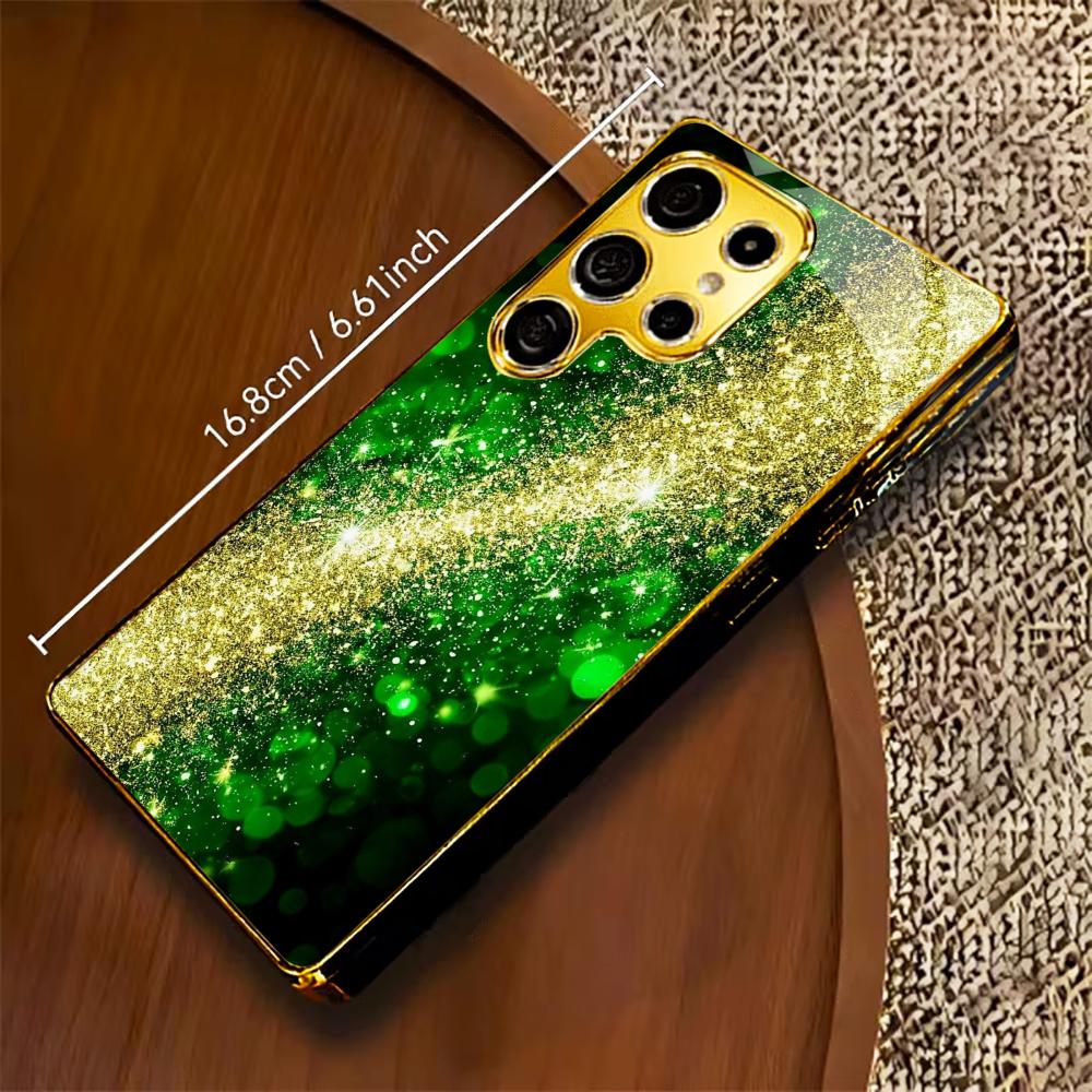 New Model Luxurious PhoneCase Electroplated Glass PhoneCase for Samsung Galaxy S26 S25 S24 S23 S22 S21 FE,Ultra,Plus