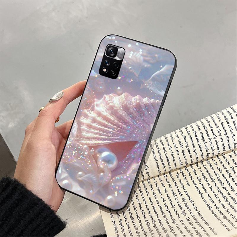Phone Case For Xiaomi Poco C71 15T 14T Pro Redmi note 15 14 14 13 Pro Redmi A5 15C 13C Shell pearl
