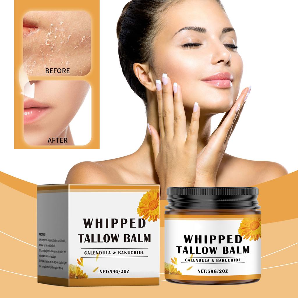 Tallow Skin Moisturizer Gentle Moisturizing Skin Care,Butter  Nourishing Cream Gently Tightens Skin, Moisturizes,  Repairs And Smoothes Skin . 59g