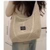 Seaside Vacation Beach Bag Large-capacity Woven Tote Bag New Korean Niche Hollow Shoulder Messenger Bag