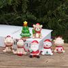 Christmas Old Man Snowman Ornaments Mini Resin Ornament Resin Craft Decoration Gift Present Doll Doll