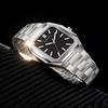 Fashion Casual Luxury Men'S Stainless Steel Square Quartz Watch Available