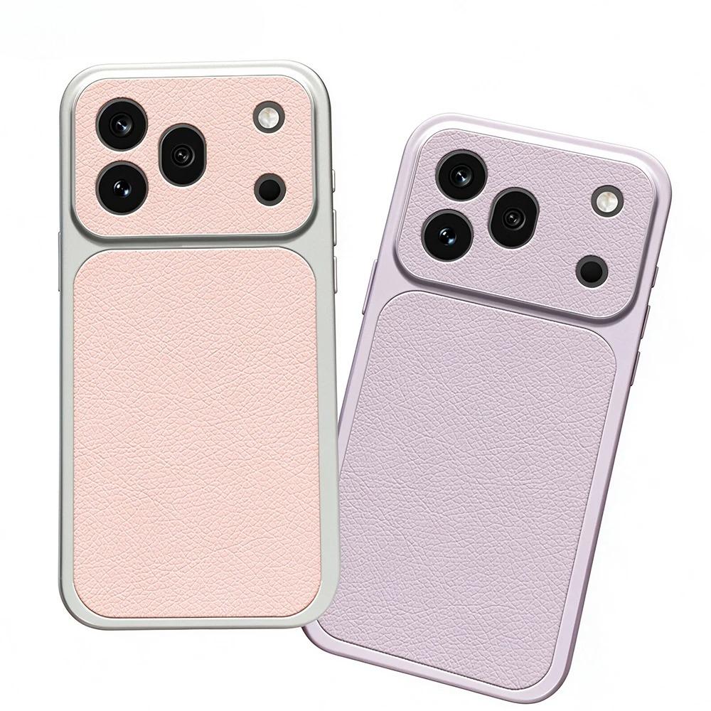 Luxury Shockproof Case For Honor 600 400 200 90 70 Pro Lite Hybrid Leather Texture Hard Matte Camera Protection Cover Soft Shell