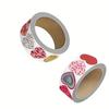 1 Roll of Heart-Shaped Gift Decoration Stickers