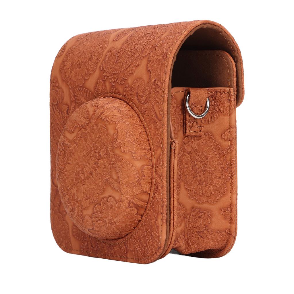Geantă de protecție pentru cameră instantanee Model 3D vintage Geantă de transport pentru cameră instantanee pentru Fujifilm Instax