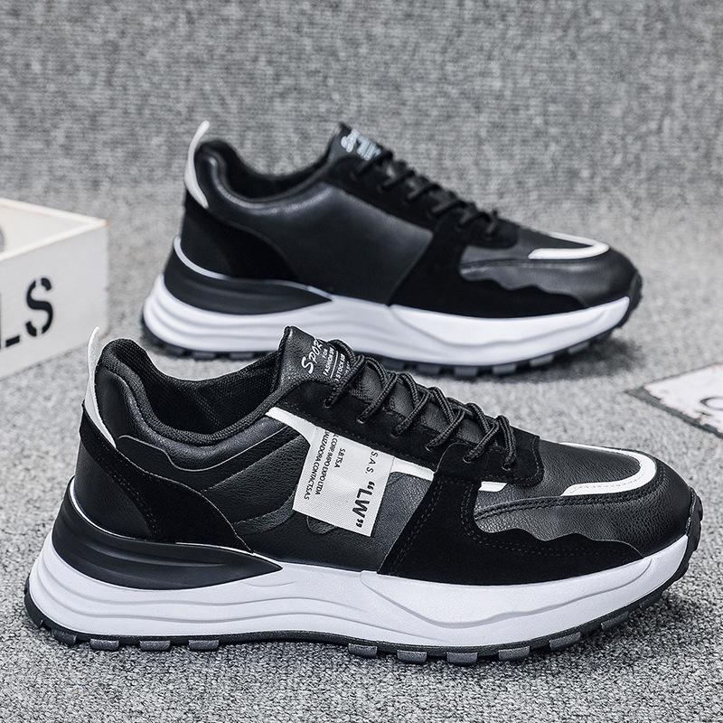 Spring New Man's Chunky Sneakers Comfortable Soft Lightweight Hard-wearing Casual Sports Shoes Trendy Versatile Vulcanized Shoes