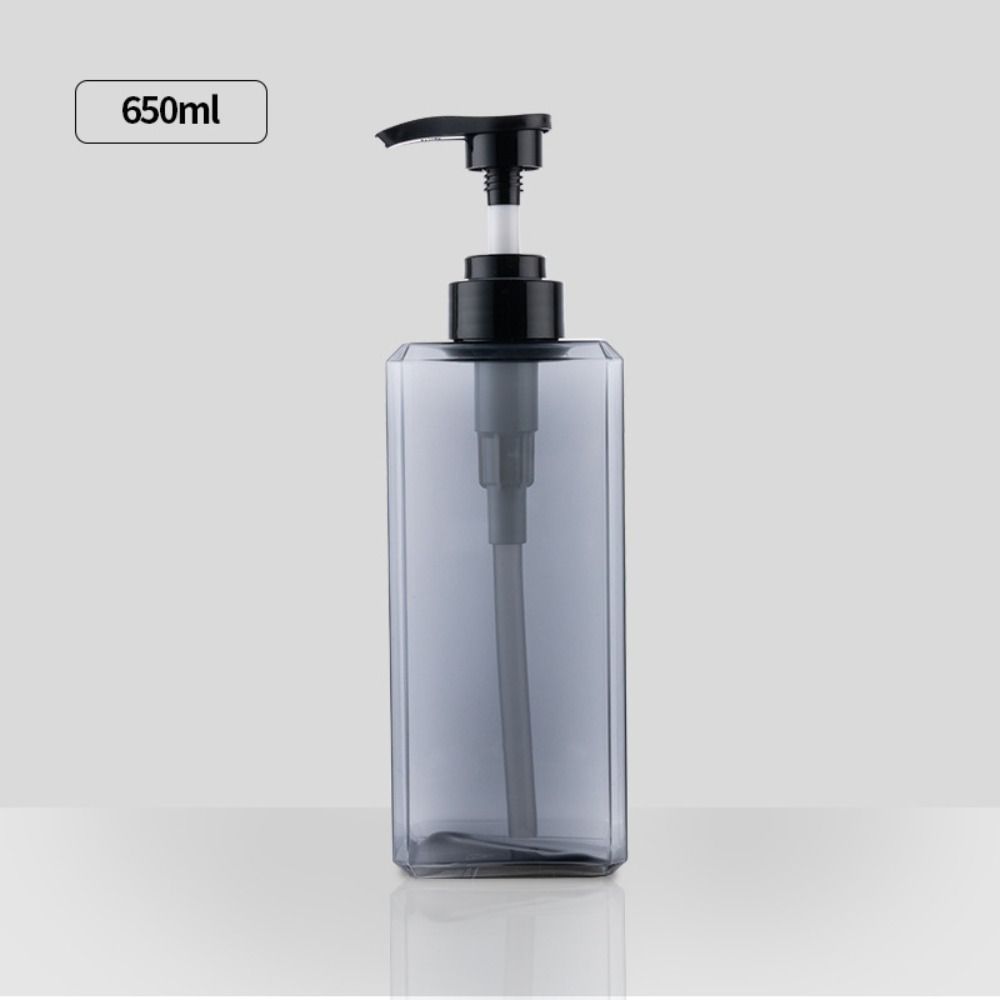 Square Liquid Soap Dispenser Plastic Shampoo Press Empty Bottles New Storage Bottles