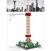 MOC World Famous Architecture Edifice Opera House Building Blocks Villa Savoye Bridge Tower Toy Children Birthday Christmas Gift
