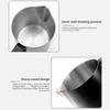 Stainless Steel Coffee Latte Art Mug Milk Creamer Frothing Pitcher With Scale Coffee  Needle Nosed Cup Home Coffee Latte Mug