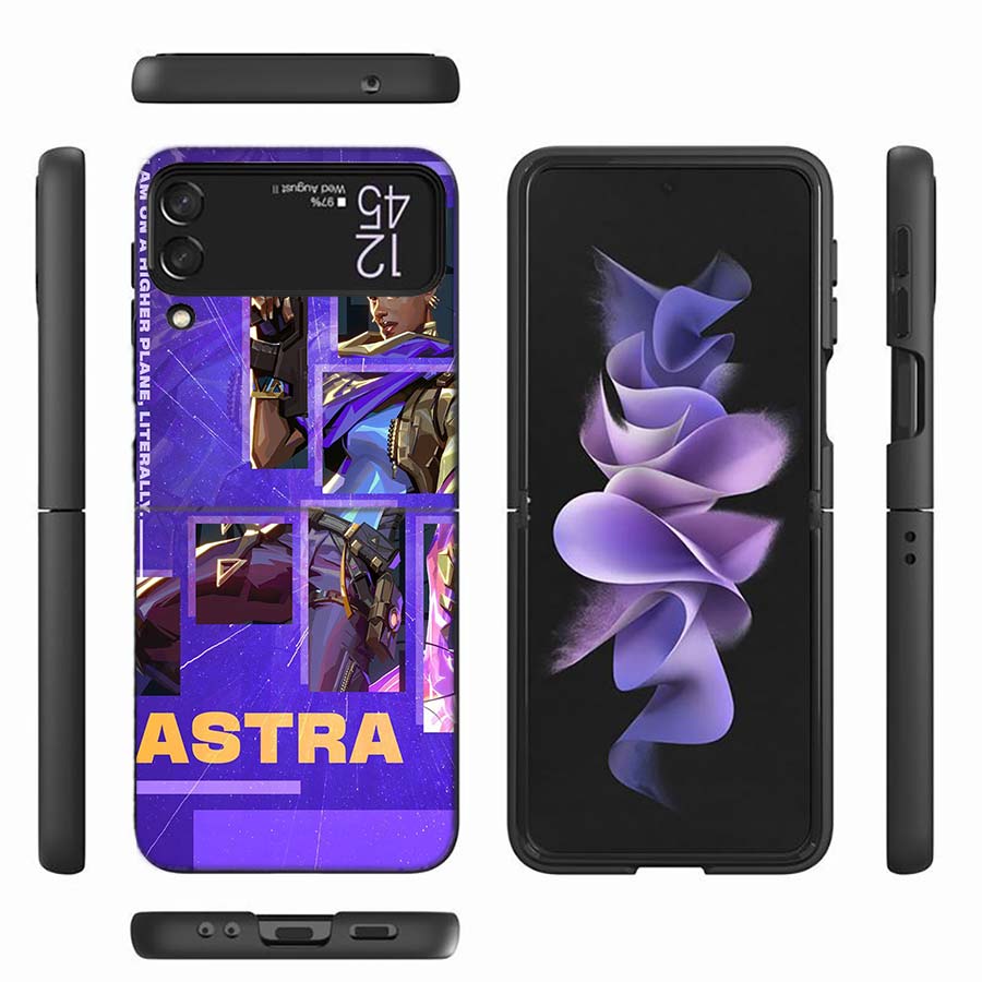 

Game Valorant Phone Case For Samsung Z Flip 6 7 5G Z Flip 5 Galaxy Z Flip 3 4 5G ZFlip Shockproof Hard Cover TPU PC Coque Capa S Galaxy Z Flip 5 5G