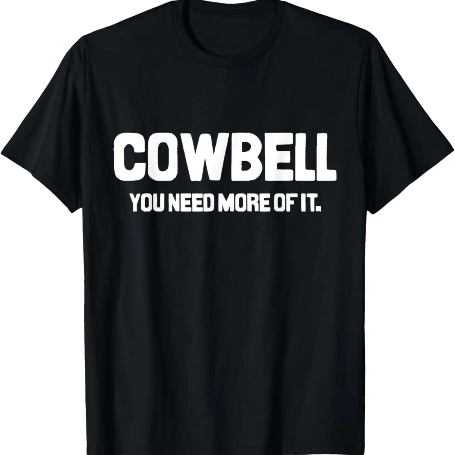 Retro More Cowbell More Cow Bell T-Shirt XXXXXL