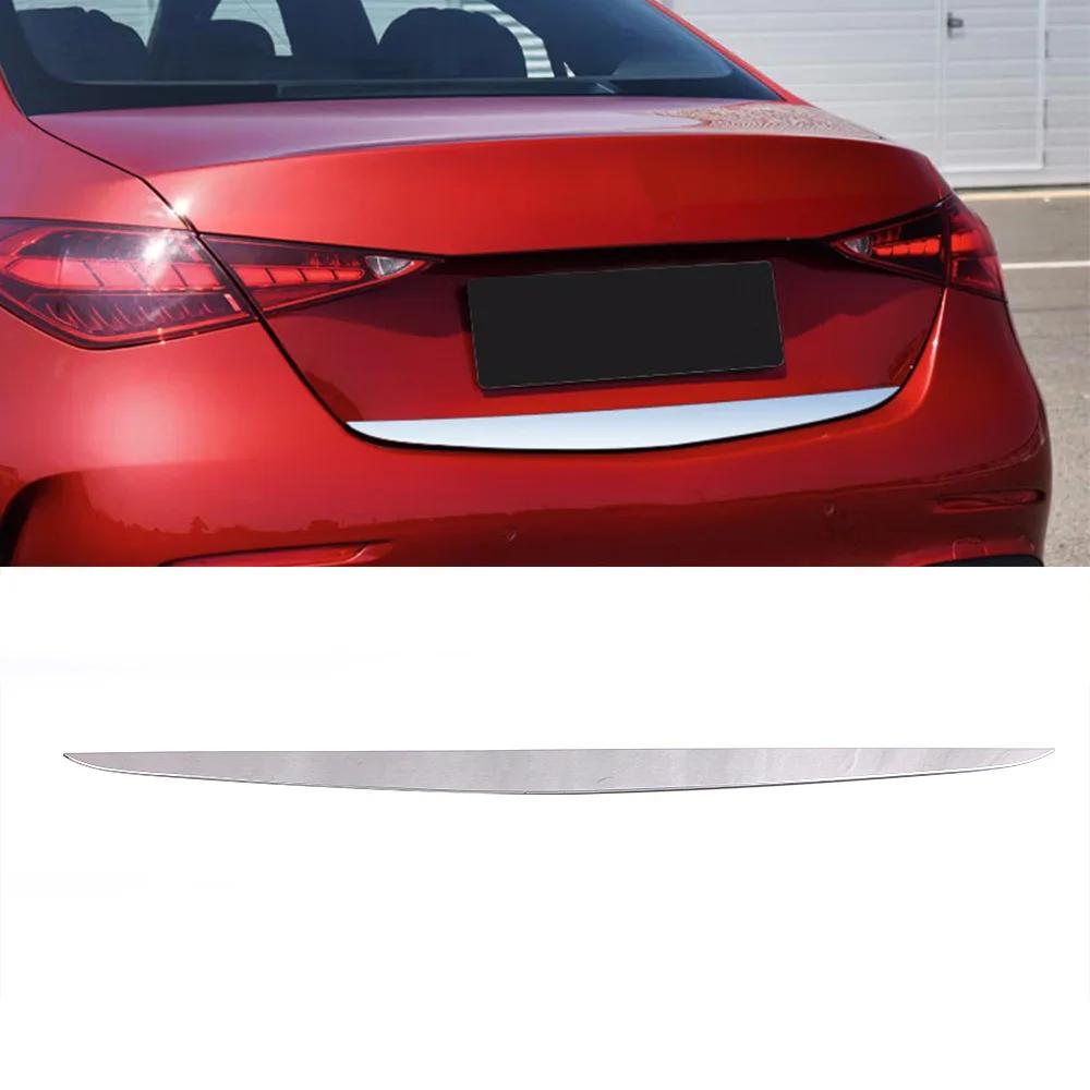For Mercedes Benz C Class W206 2024 2024 Car Styling Exterior Part Refit Rear Trunk Tailgate Trim Stainless Steel Chrome Sticker