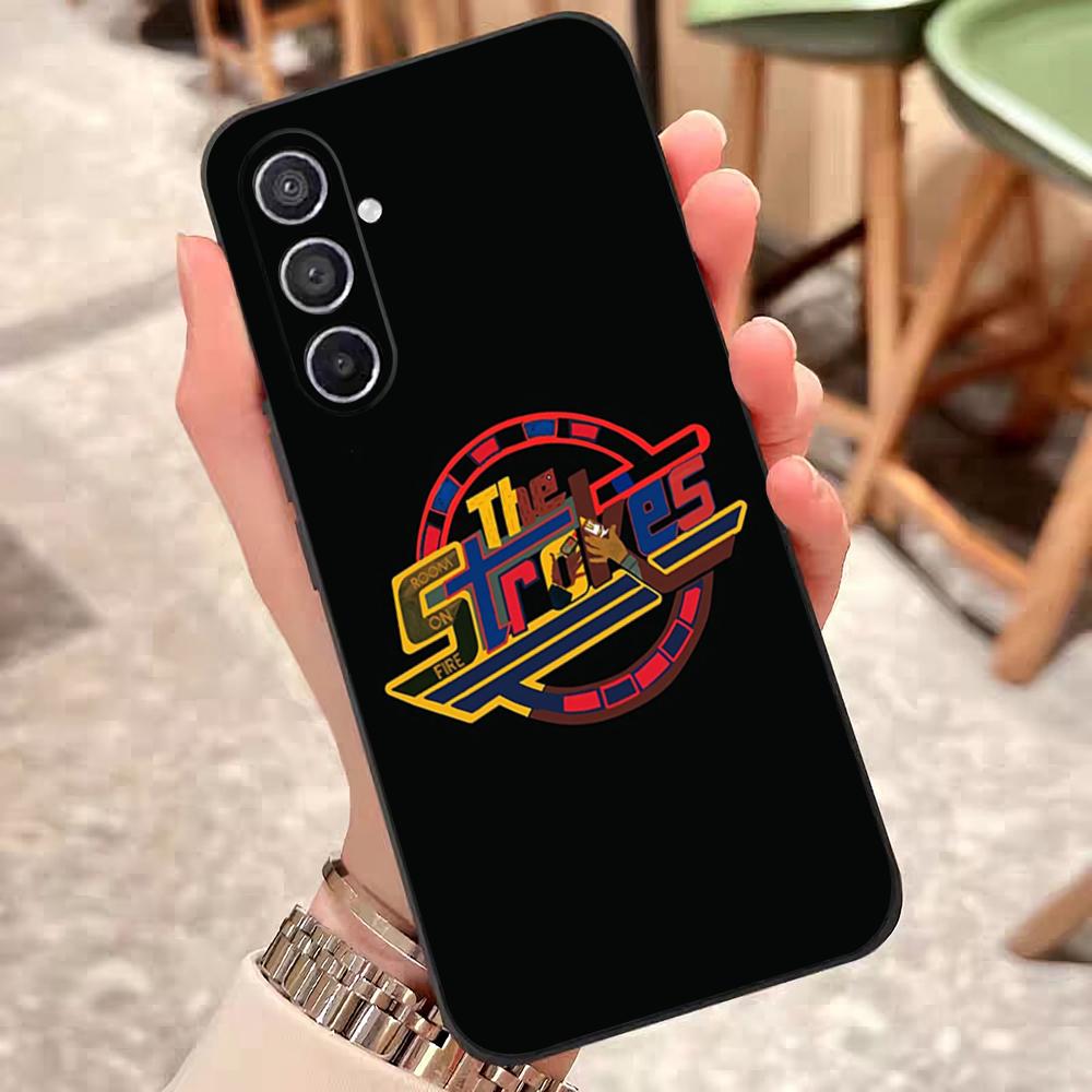 Band The Strokes Phone Case For Samsung S25 Edge 24 23 22 21 20 Ultra Plus Fe Galaxy A54 53 34 25 16 Silicon Cover
