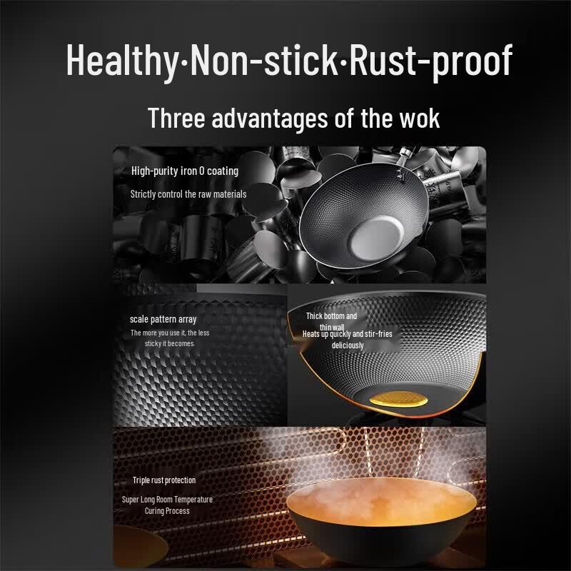 COOKER KING Stainless Steel Wok with Steamer