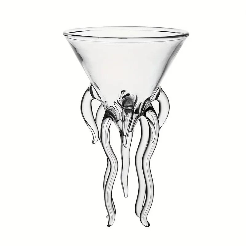 

Бокал для коктейля «Осьминог», Бокал для мартини «Медуза», Креативный барный инструмент для напитков, Барная вечеринка, Стакан для виски, Рождественский подарок, Бокалы для вина 120ml