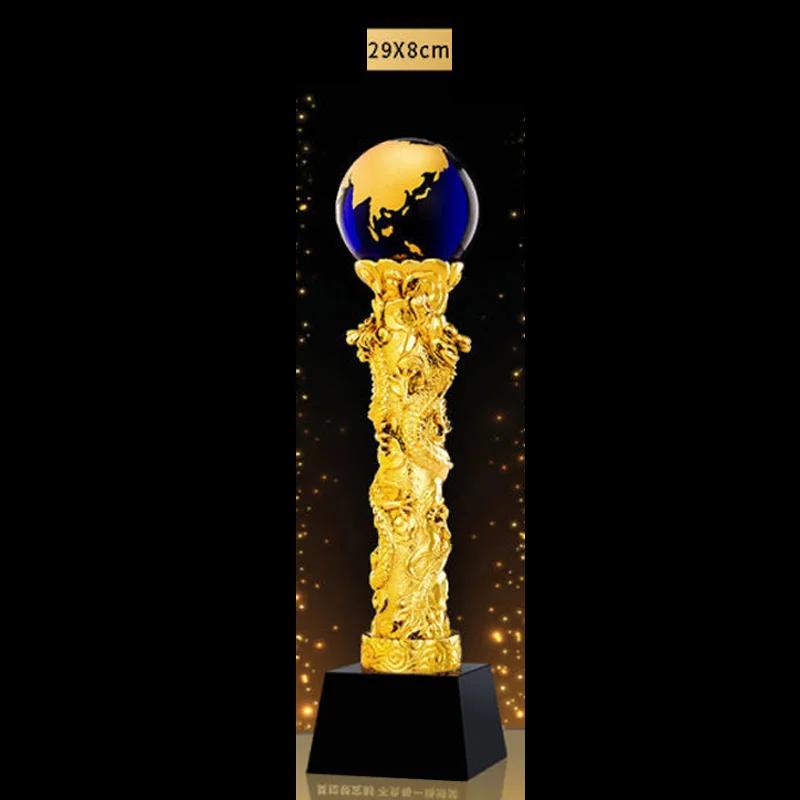 Creative Electroplated Resin Trophy, Crystal Base , Dance , Music , Sports, Competition Awards, Customized, Home Decoration, 1Pc