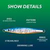 80g/100g/150g/200g/250g Luminous Vertical Trolling Boat Fishing Metal Jigs Lure Slow Jigging Lure Bait