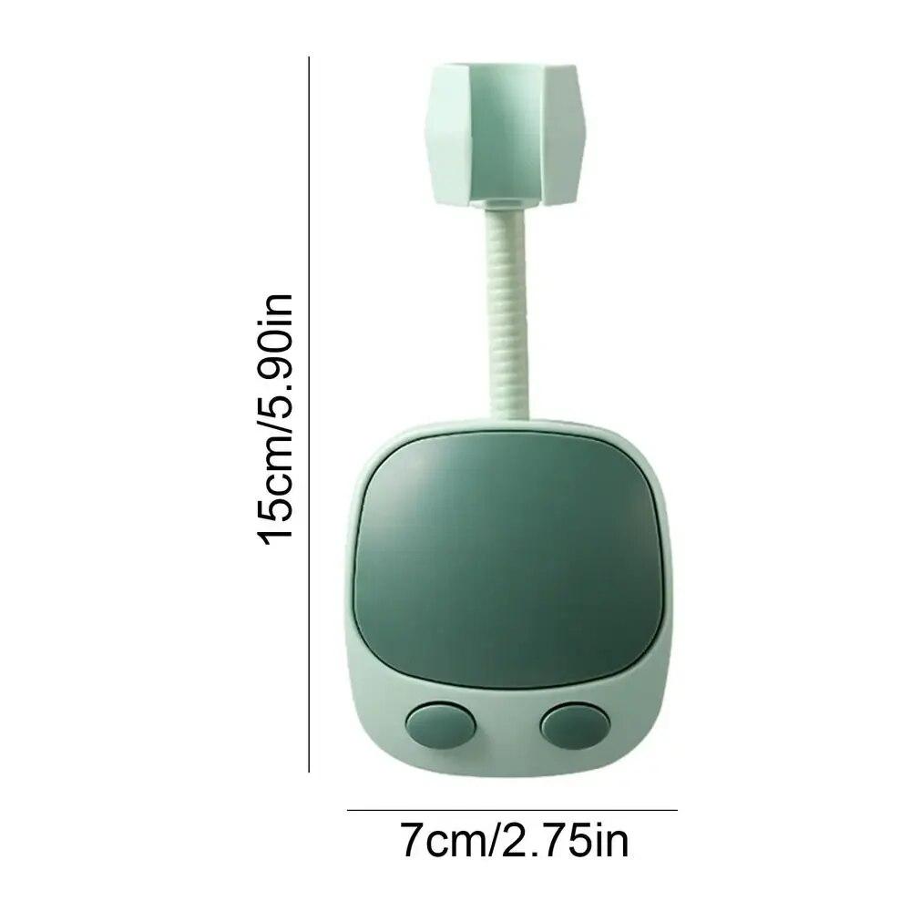 Adjustable 360° Swivel ABS Fixed Base Shower Stand Non-Suction Cup Shower Head Stand No Punch Bathroom Accessories