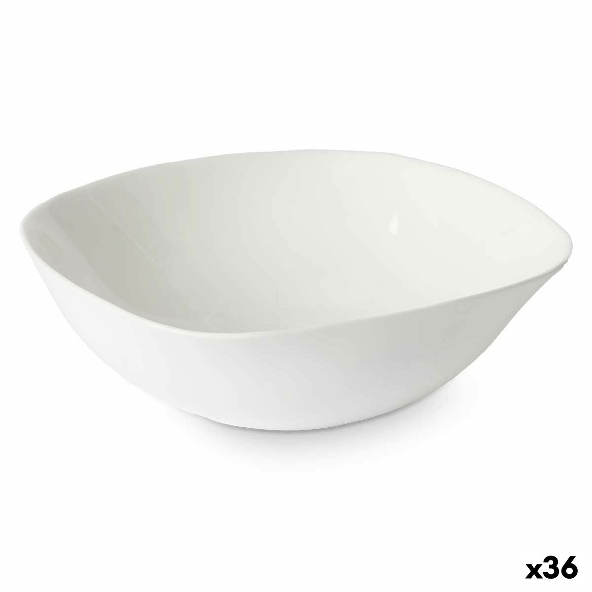 

Белая миска 17,5 х 6 х 17,5 см (36 единиц) Квадрат TU прозрачный