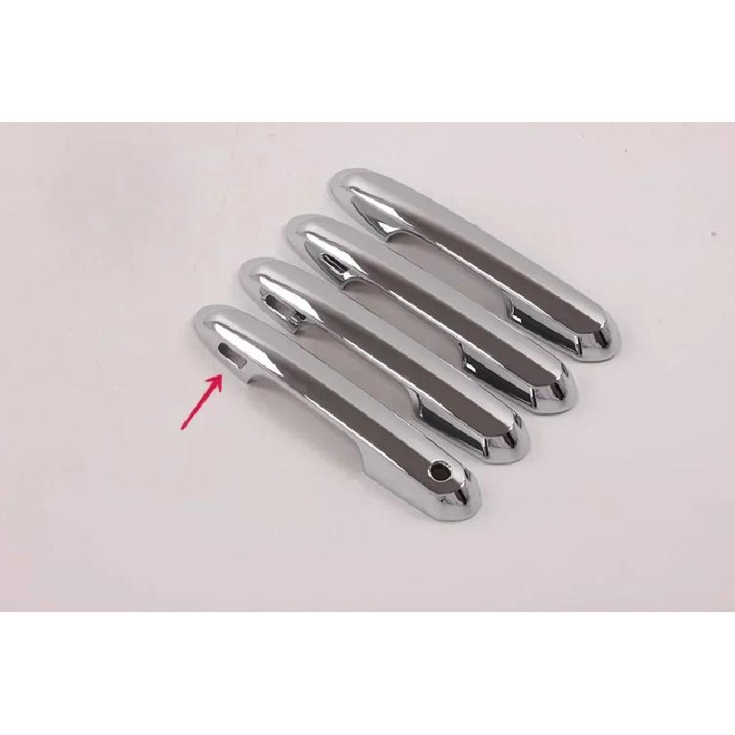 For Toyota Highlander Kluger    Carbon Car Exterior Door Handle Frame Protect Decoration Cover Trim Accessories