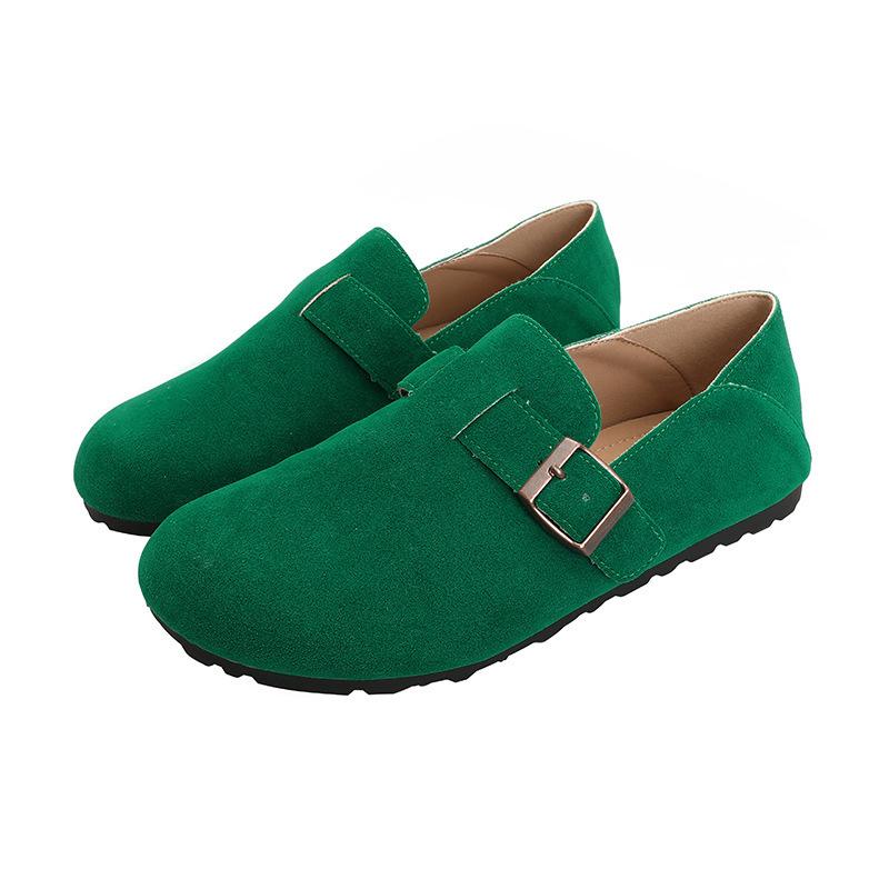 Flache einpedalige Damenschuhe für Sommer und Herbst, neue Doudou-Schuhe, Schwangere tragen zwei hässlich-süße