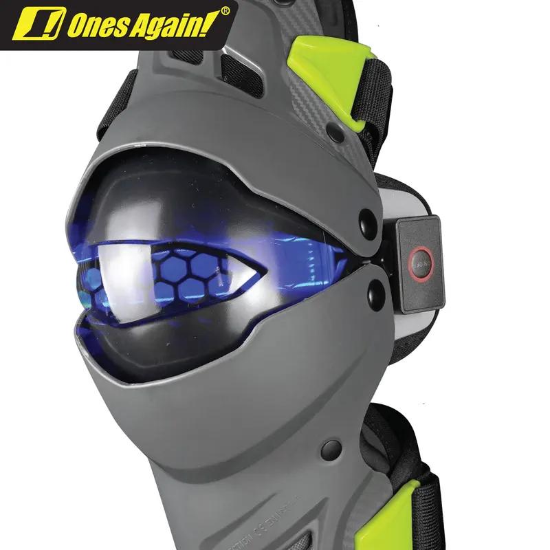 Ones Again! MX Enduro Motocross Knee Protectors LED Racing Leg Cover Guards for Motorcycle Moto Cross Protection Gears Men Women