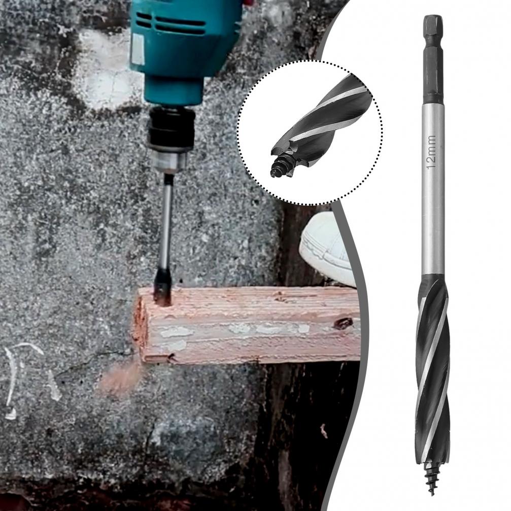 High Speed Steel Wood Drill Bit Set 1025mm Size for Joiners and Carpenters