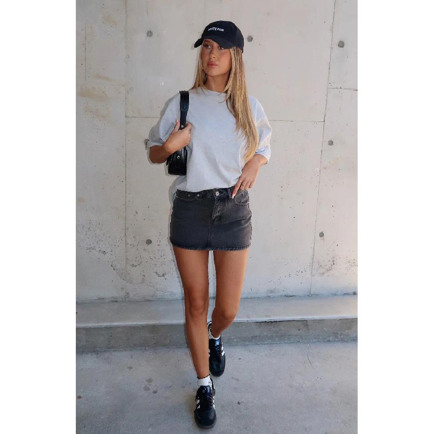 

Новая Ретро Облегающая Эластичная Модная Повседневная Джинсовая Короткая Юбка Для Женщин Джинсовая Юбка XL чёрный