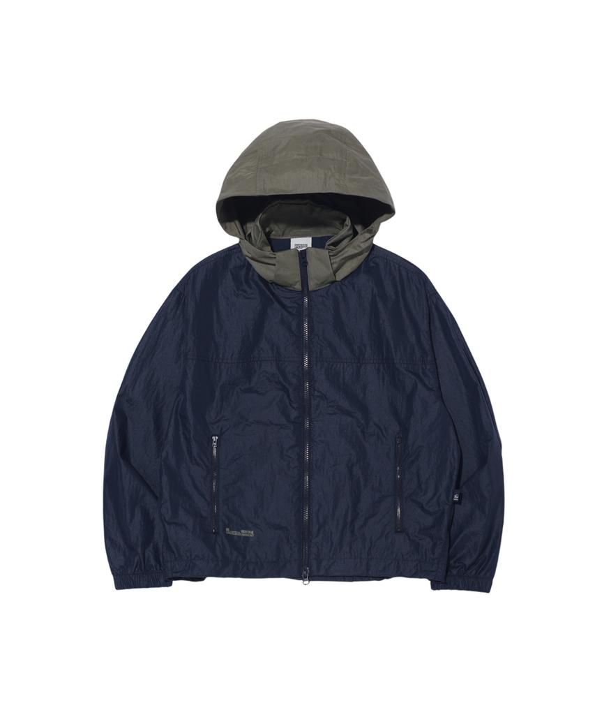 UNIVERSE GARMENT Two-Way Windbreaker Jacket_Navy