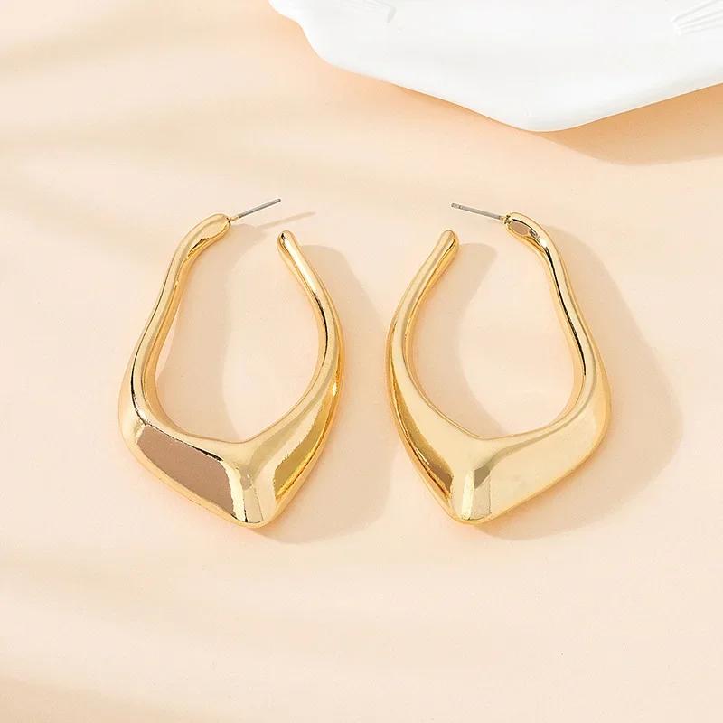 Minimalist Water Drop Geometric Irregular Earrings for women holiday patty gift fashion jewelry ear accessories CE185-3949