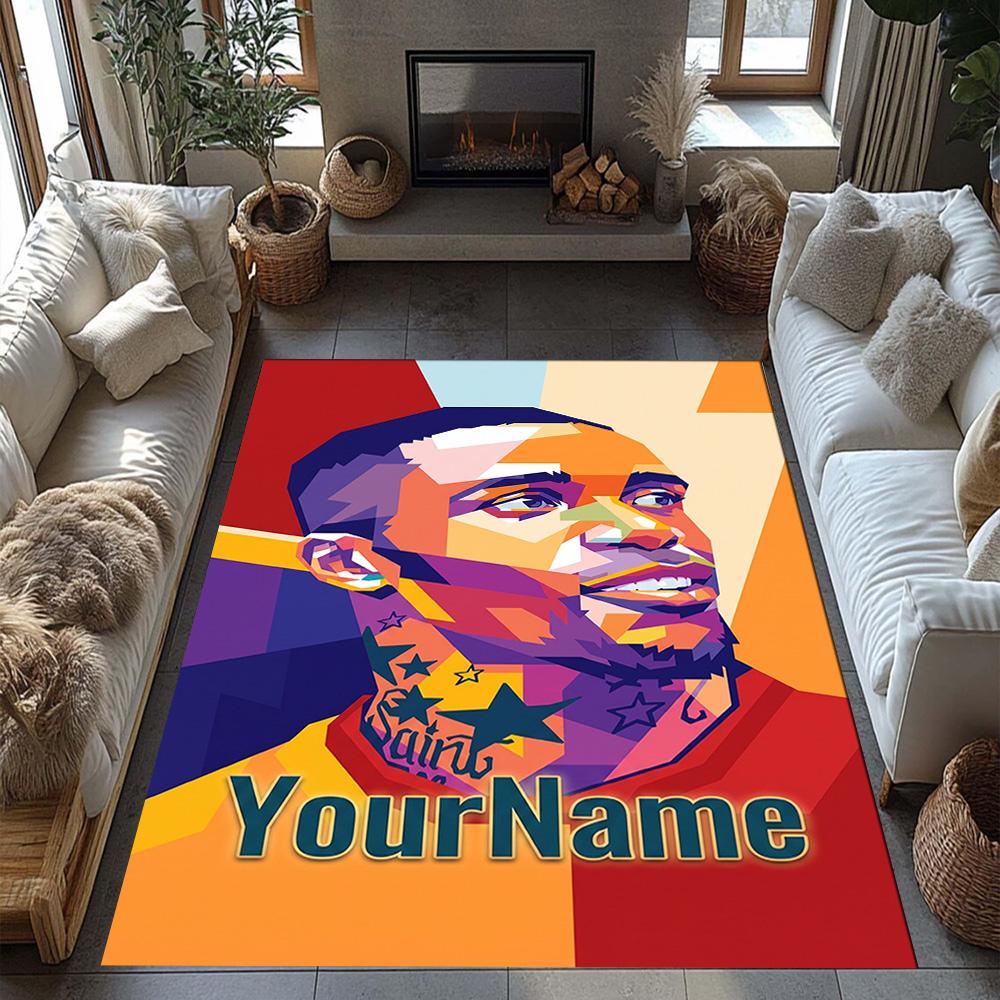 Galatasaray 329 Customized Name Carpet Suitable for Living Rooms Entryway Balcony Kitchen Antislip Carpet Decorate Offices