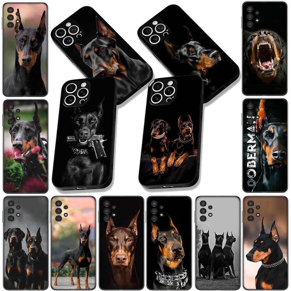 Doberman Dog Casing Phone Cover for Xiaomi Poco C75 C65 C71 C85 X7 X6 X5 M6 M7 F7 F8 Ultra F6 Pro Soft Case