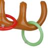 Inflatable Deer Antler Headband 4-ring Deer Antler Loop Toy Christmas Reindeer Antler Headband Holiday Game Children's Loop Toy