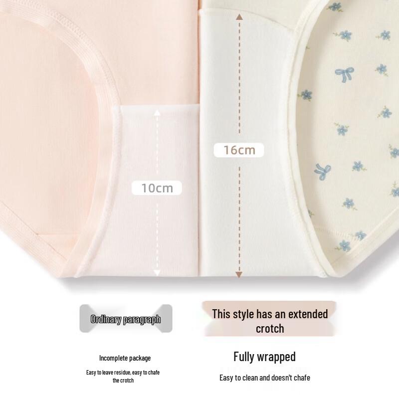 Modal Antibacterial Breathable Women's Underwear 4-Pack