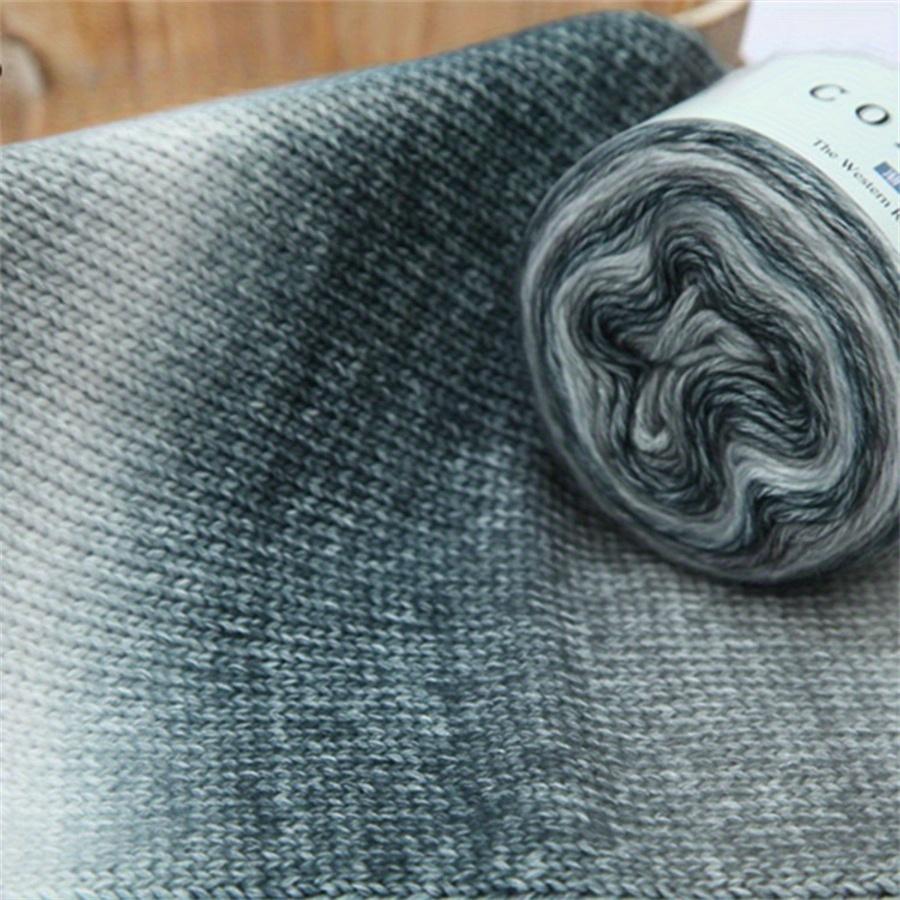 3pcs Ombre Yarn Bundle Chunky Cotton for Knitting & Crochet Thick Gradient Blanket Yarn Kit Total 300g DIY Assortment