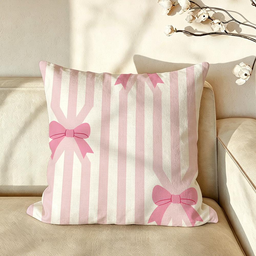 Pattern BBow Cushion Cover Pillow Case Antidustmite Pillowcase Silky Short Plush Sofa Cushion Cover hot