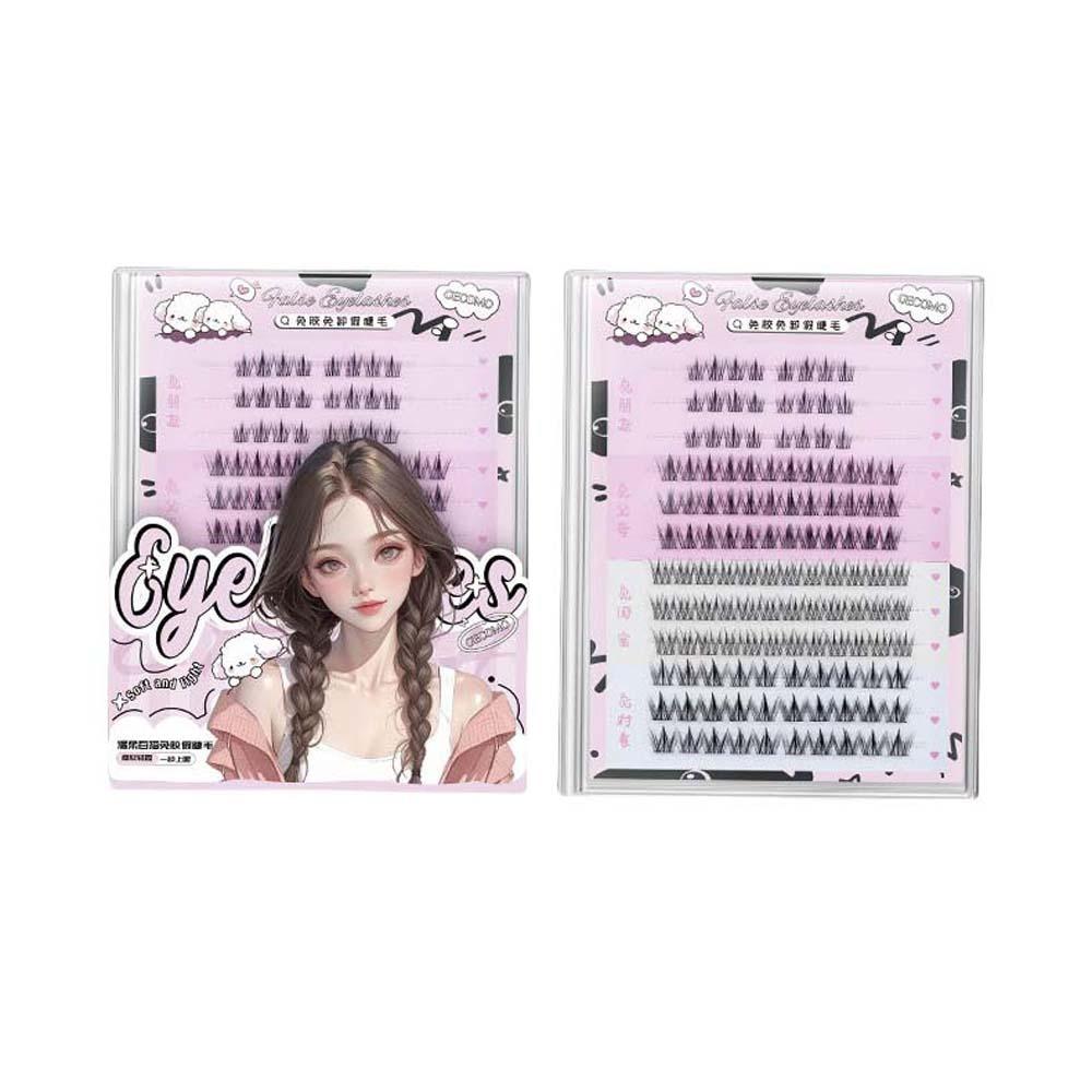 

Large Capacity C Curl False Eyelashes Segmented Eyelashes Extensions Makeup Tool Gentle Versatile