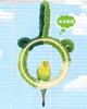 Warm Bird Plush Swing Colorful Hanging Perch Climbing Toy for Parrots Budgie Parakeet Cockatiel Cockatoo Conure