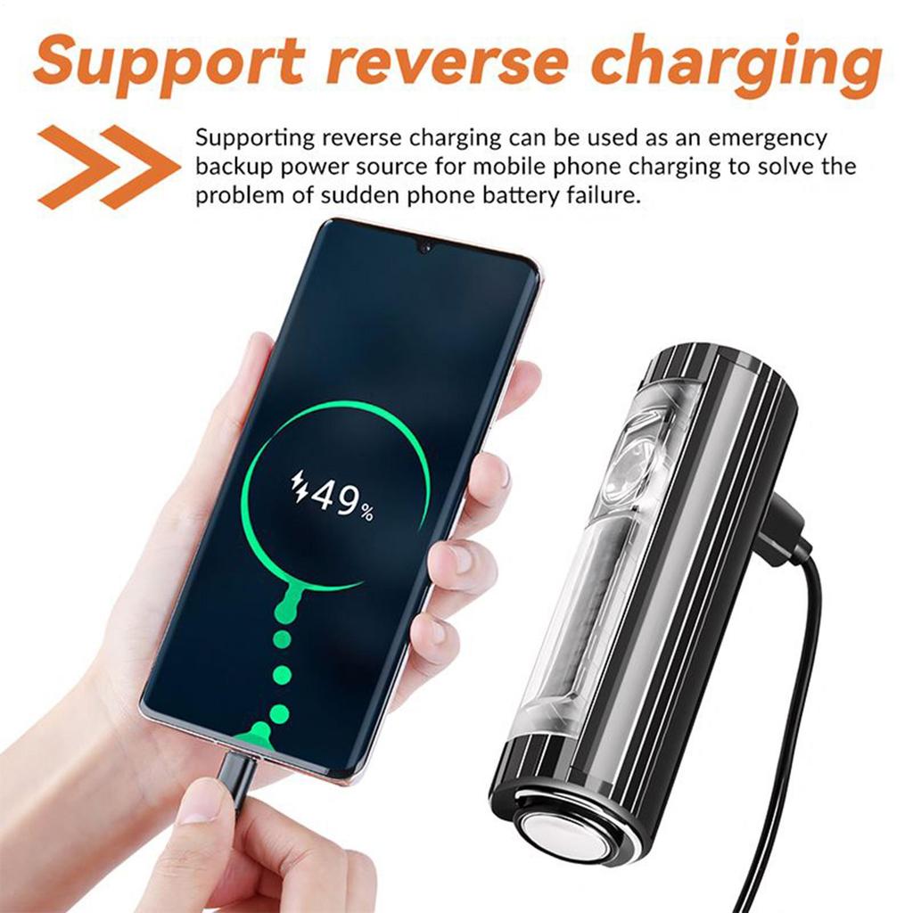 Bike Lights for Night Riding Magnetic Bicycle Lamp LED Super Bright Bike Lights for Mountain Road Night Riding Fishing Running