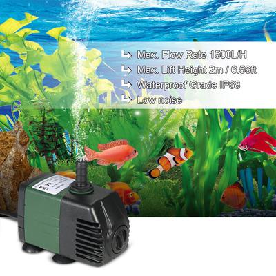 1500L/H 25W Submersible Water Pump for Aquarium Tabletop Fountains